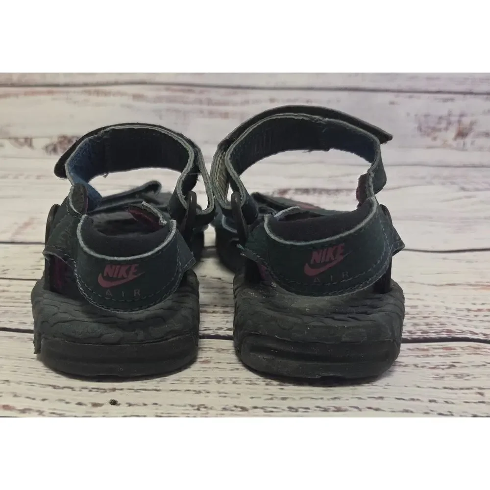 Nike ACG Air Deschutz Mens Sandals Size 7 Green Pink Hiking